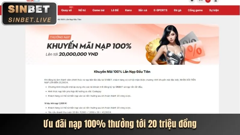 Chương trình hoàn trả cược thể thao ne88 bet